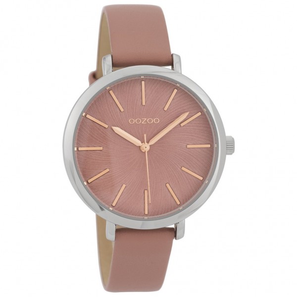 OOZOO Timepieces C9696 Pink Leather Strap