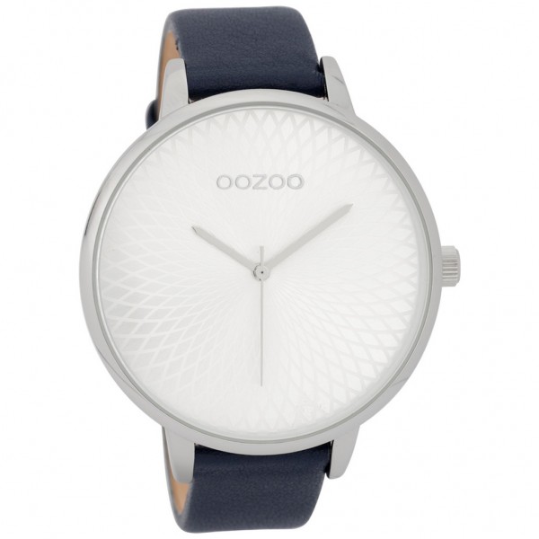 OOZOO Timepieces C9728 Blue Leather Strap