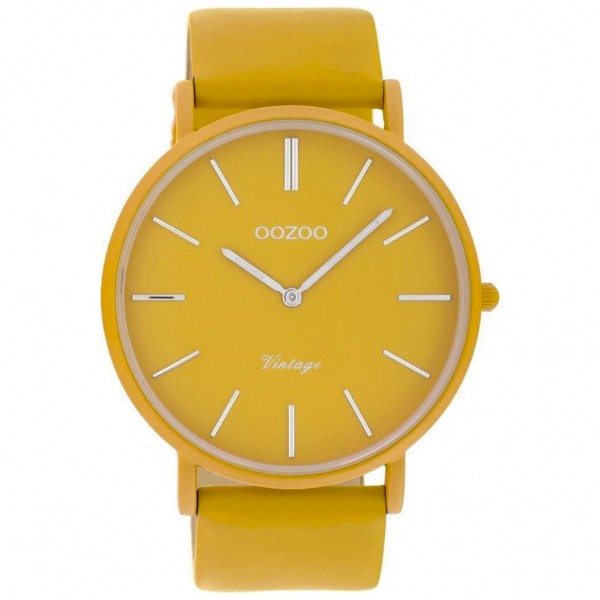 OOZOO Vintage XL C9881 Yellow Leather Strap