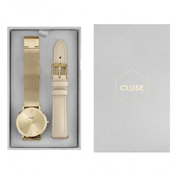 CLUSE Minuit CG10206 Gold Stainless Steel Bracelet Box Set