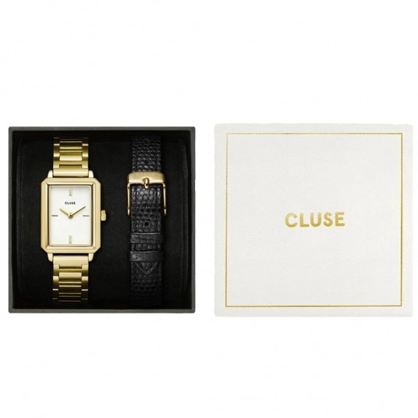 CLUSE Fluette CG11501 Gold Stainless Steel Bracelet Box Set