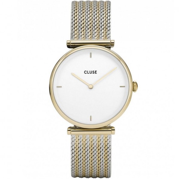 CLUSE Triomphe CW0101208002 Two Tone Stainless Steel Bracelet