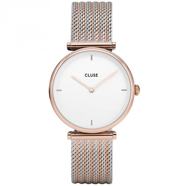 CLUSE Triomphe CW0101208001 Two Tone Stainless Steel Bracelet
