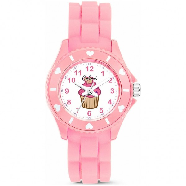 COLORI Kids Collection CLK119 Pink Rubber Strap