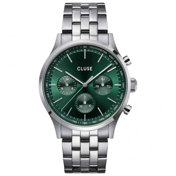CLUSE Antheor CW21002 Multifunction Silver Stainless Steel Bracelet