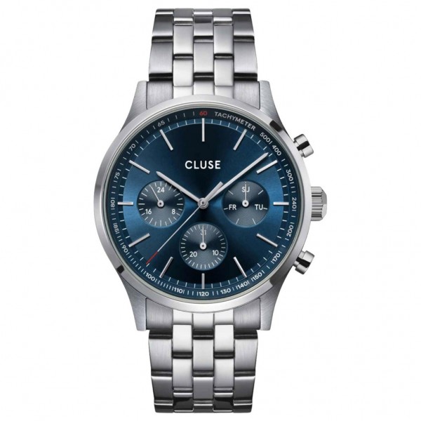 CLUSE Antheor CW21003 Multifunction Silver Stainless Steel Bracelet
