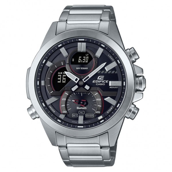 CASIO Edifice ECB-30D-1AEF Bluetooth Silver Stainless Steel Bracelet