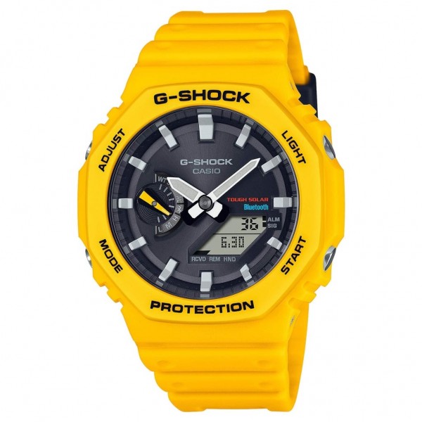 CASIO G-Shock GA-B2100C-9AER Solar Yellow Rubber Strap