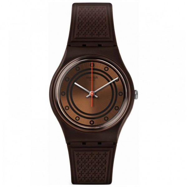 SWATCH Shoggi GC114 Brown Silicone Strap