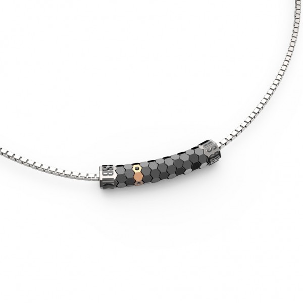 BIKKEMBERGS Necklace | Diamonds Multicolor Stainless Steel GEOP02BW