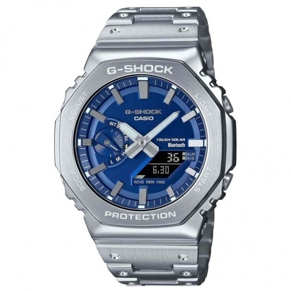 CASIO G-Shock GM-B2100AD-2AER Tough Solar Silver Stainless Steel Bracelet