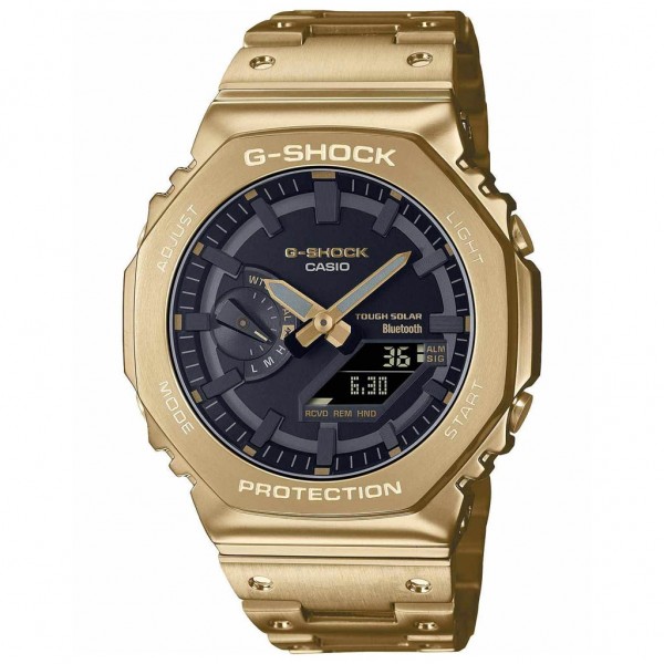 CASIO G-Shock GM-B2100GD-9AER Tough Solar Gold Stainless Steel Bracelet
