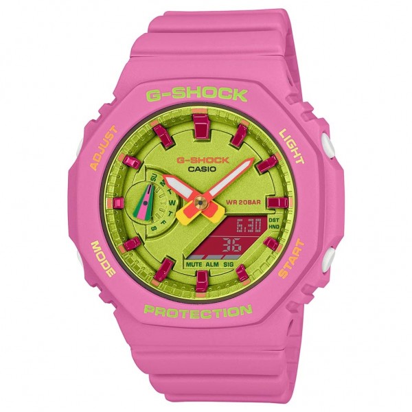 CASIO G-Shock Bright Summer GMA-S2100BS-4AER Pink Rubber Strap Limited Edition