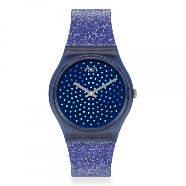 SWATCH Blumino GN270 Blue Silicone Strap