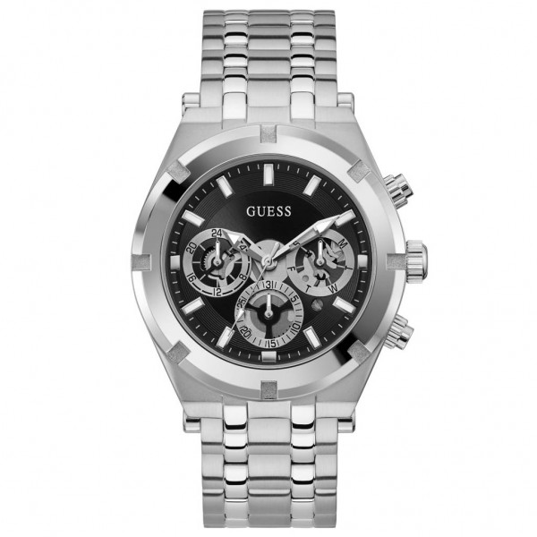 GUESS Continental GW0260G1 Multifunction Silver Stainless Steel Bracelet