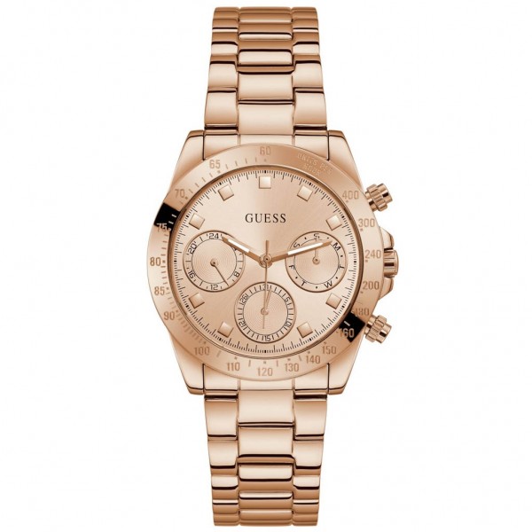 GUESS Eclipse GW0314L3 Multifunction Rose Gold Stainless Steel Bracelet