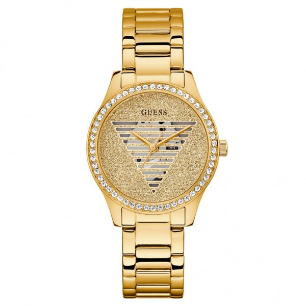 GUESS Lady Idol GW0605L2 Crystals Gold Stainless Steel Bracelet