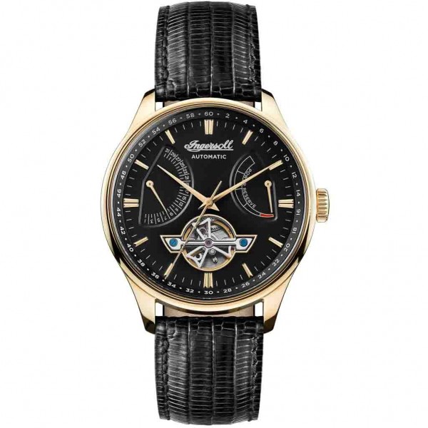 INGERSOLL The Hawley Automatic I04606 Black Leather Strap