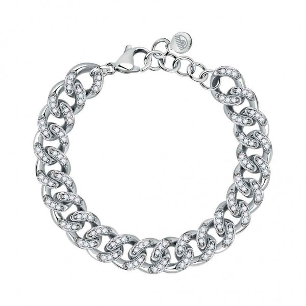 CHIARA FERRAGNI Bracelet Chain Crystals | Silver Metal J19AUW02