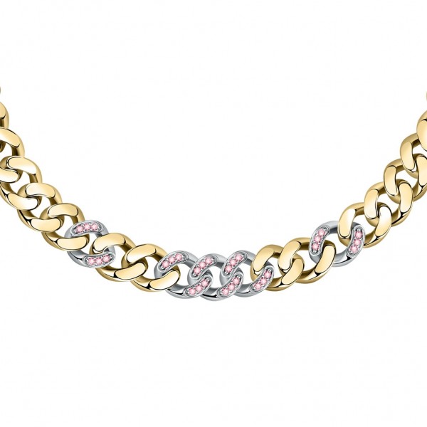CHIARA FERRAGNI Necklace Chain Crystals | Two Tone Metal J19AUW50