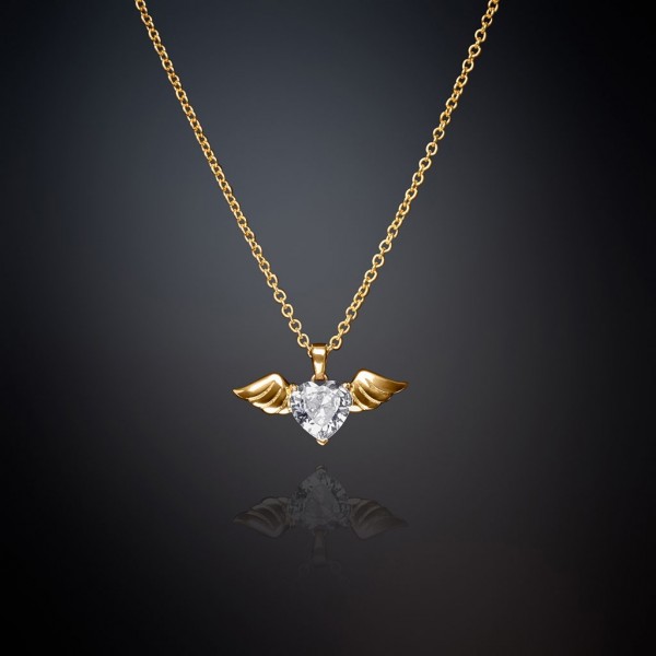 CHIARA FERRAGNI Necklace Cupido Crystals | Gold Metal J19AVH01