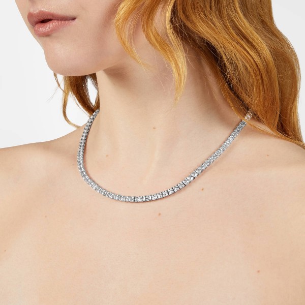 CHIARA FERRAGNI Necklace Classic Crystals | Silver Metal J19AVJ07