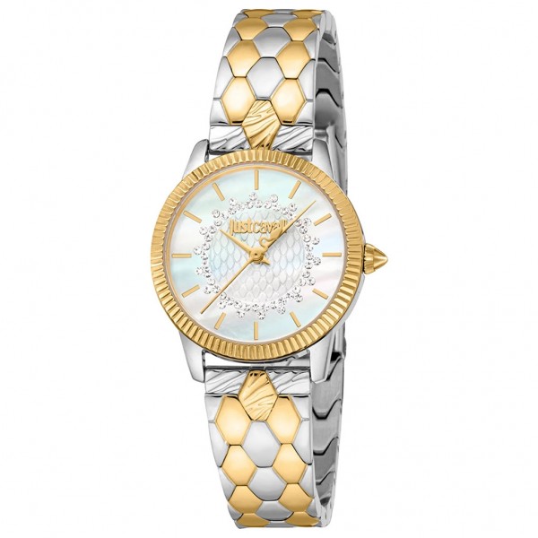 JUST CAVALLI Daydreamer JC1L258M0265 Crystals Two Tone Stainless Steel Bracelet