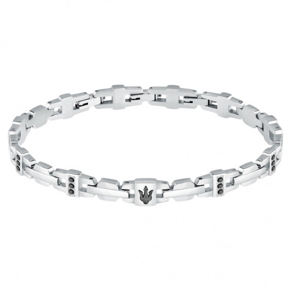 MASERATI Bracelet JM423AVD17 Crystals | Silver Stainless Steel