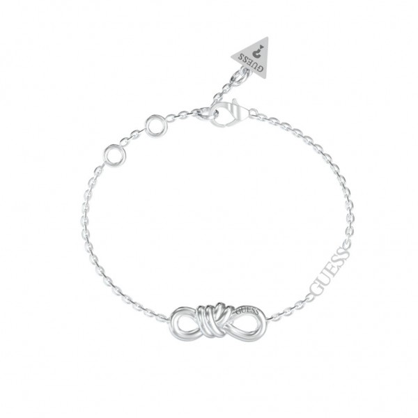 GUESS Bracelet Modern Love Zircons | Silver Stainless Steel JUBB04011JWRHL