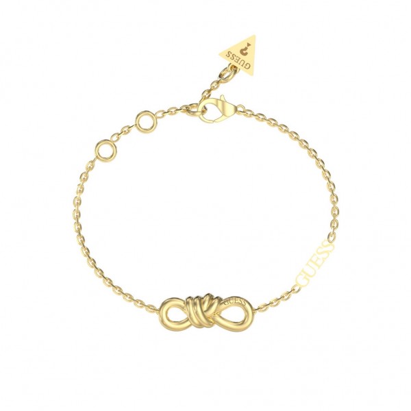 GUESS Bracelet Modern Love Zircons | Gold Stainless Steel JUBB04011JWYGL