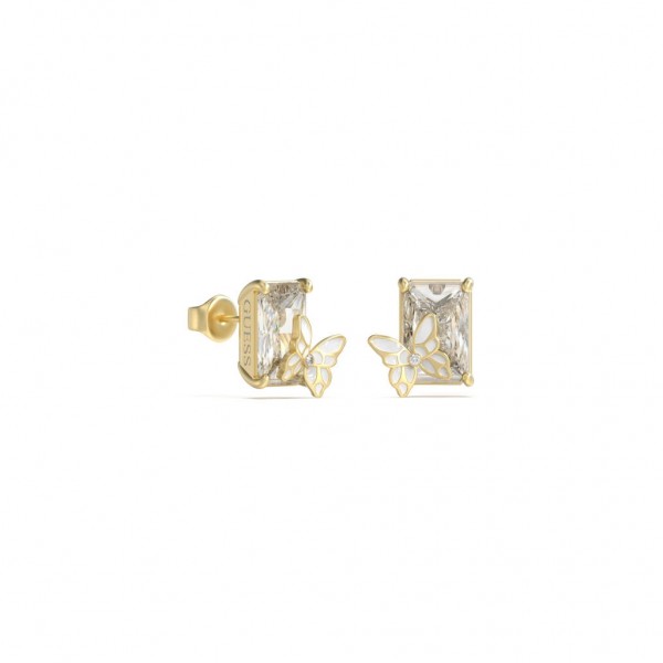GUESS Earring Chrysalis Zircons | Gold Stainless Steel JUBE04099JWYGT/U