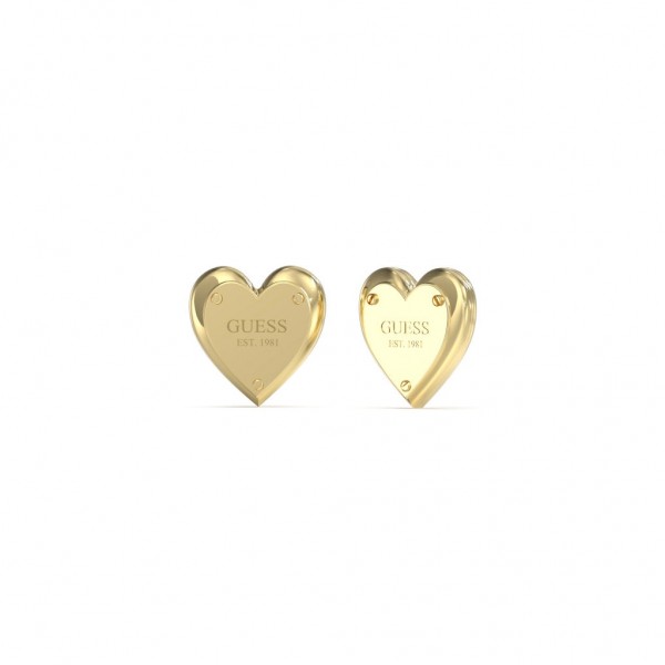 GUESS Earring All You Need Is Love | Gold Stainless Steel JUBE04209JWYGT/U