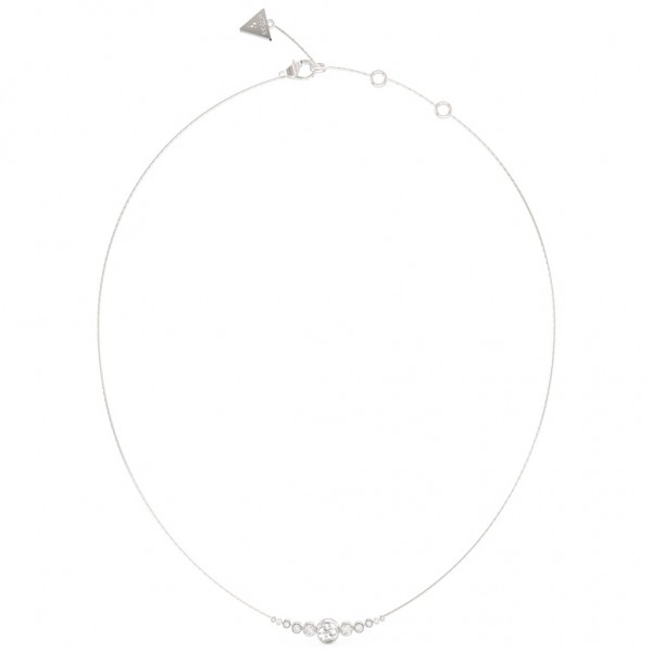 GUESS Necklace Perfect Illusion Zircons | Silver Stainless Steel JUBN03370JWRHT/U