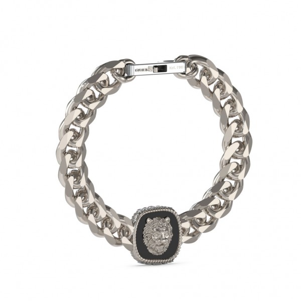 GUESS Bracelet Lion King | Silver Stainless Steel JUMB04001JWSTBKL