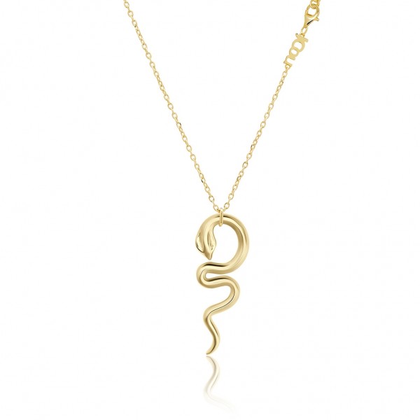 JCOU Snakecurl Necklace Silver 925° Gold Plated 14K JW912G1-01