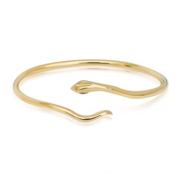 JCOU Snakecurl Bracelet Silver 925° Gold Plated 14K JW912G3-01