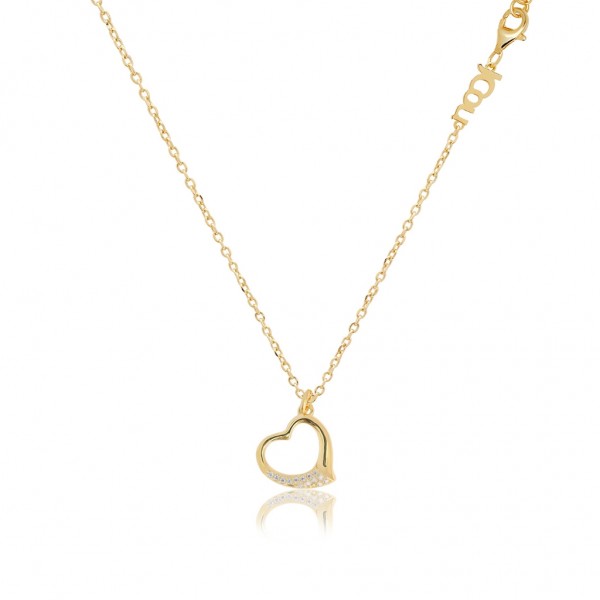 JCOU Wildheart Necklace Silver 925° Gold Plated 14K JW914G1-02