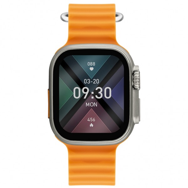 LEE COOPER Smartwatch Square Edge Plus LCSM.3.09 Orange Plastic Strap