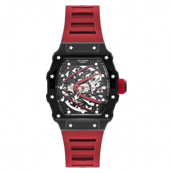 LEE COOPER Gents LC07980.658 Automatic Red Silicone Strap