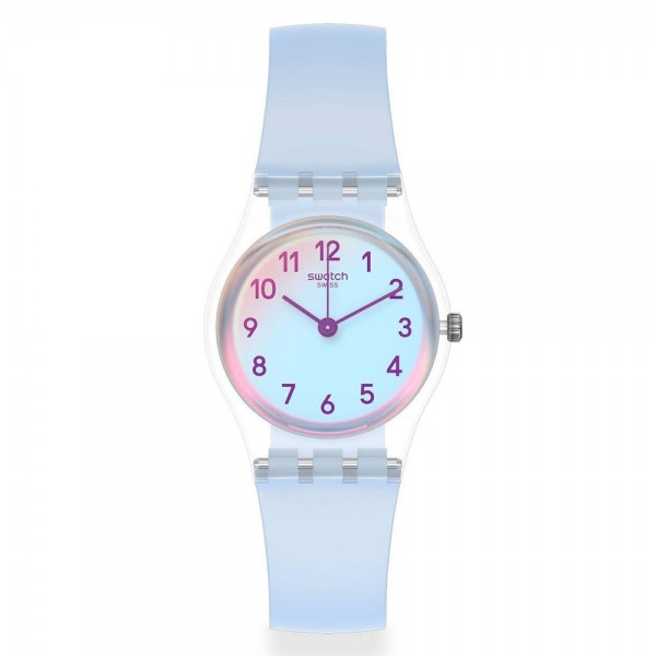 SWATCH Casual Blue LK396 Light Blue Silicone Strap