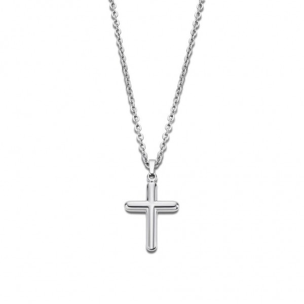 LOTUS Style Cross | Silver Stainless Steel LS2217-1/2