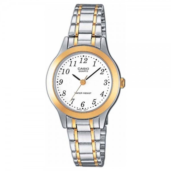 CASIO Collection LTP-1263PG-7BEF Two Tone Stainless Steel Bracelet