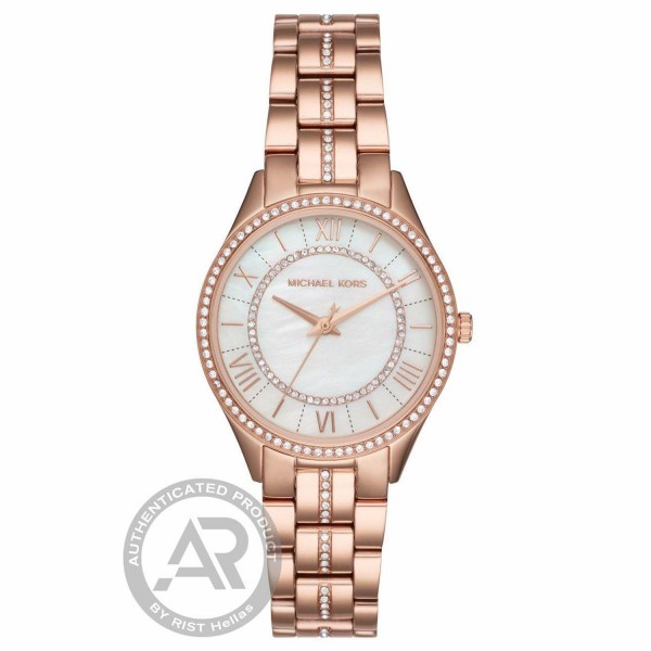 MICHAEL KORS Lauryn MK3716 Crystals Rose Gold Stainless Steel Bracelet