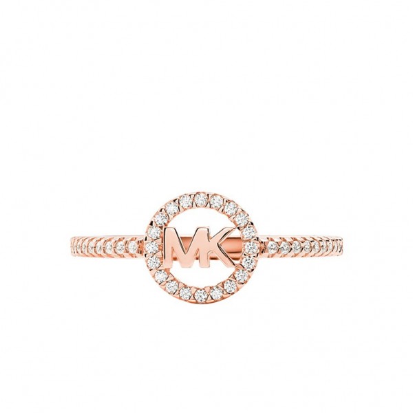 MICHAEL KORS Ring Premium Sterling Crystals | Rose Gold Plated MKC1250AN791-6