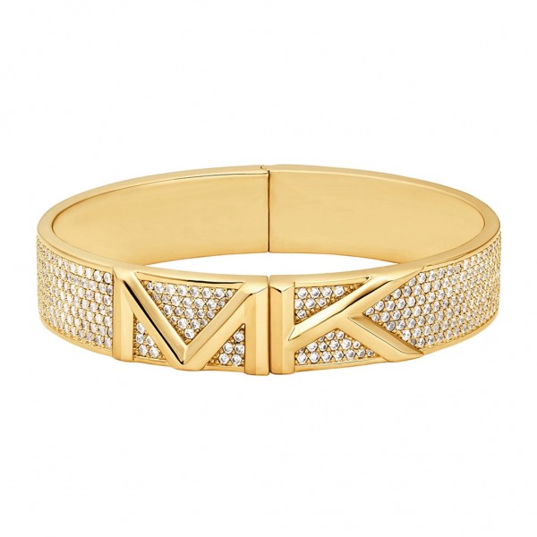 MICHAEL KORS Bracelet Premium Zircons | Brass Gold Plated 14K MKJ8065710
