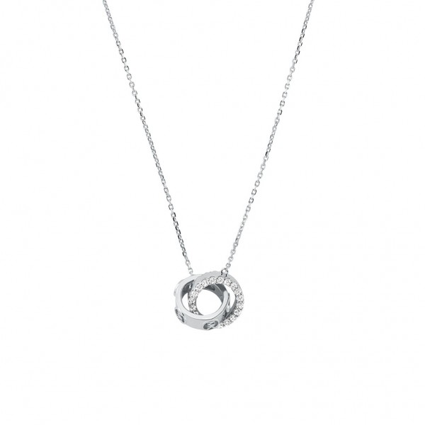 MICHAEL KORS Necklace Premium Sterling Zircons | Silver Plated MKC1554AN040