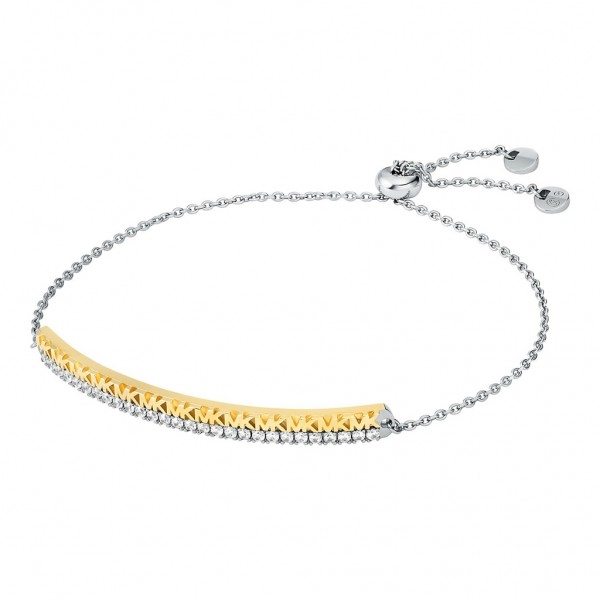 MICHAEL KORS Bracelet Premium Zircons | Two Tone Gold Plated 14K MKC1577AN710