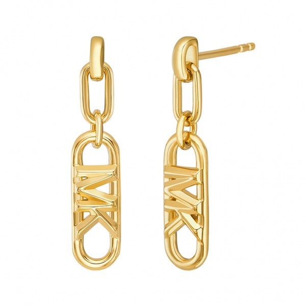 MICHAEL KORS Earring Premium Statement Link | Gold Plated 14K MKC164400710
