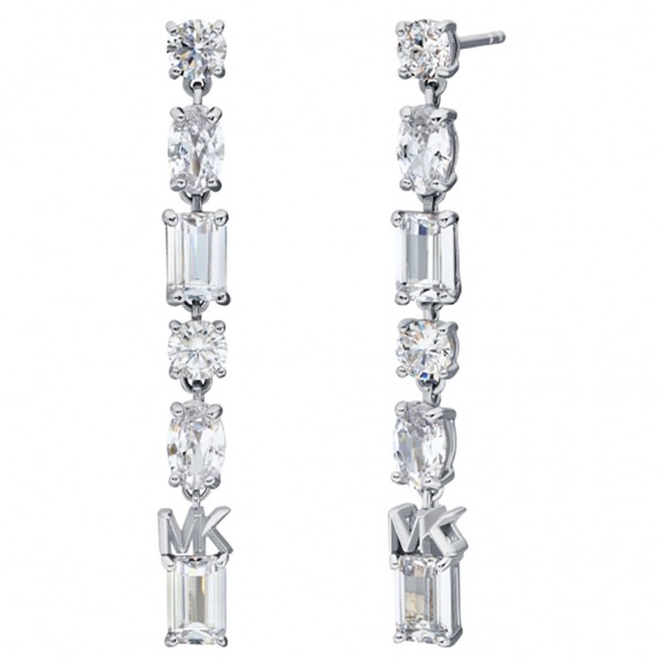 MICHAEL KORS Earring Brilliance Sterling Zircons | Silver Plated MKC1662CZ040