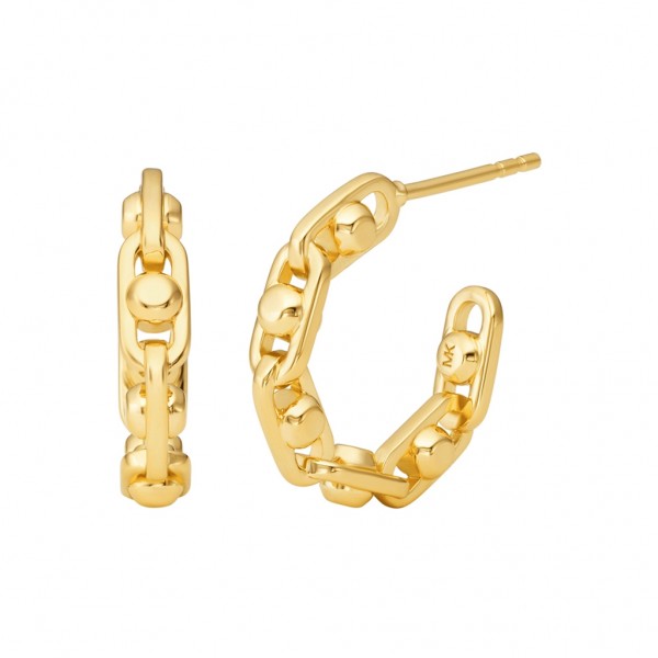 MICHAEL KORS Earring Astor Link | Gold Plated 14K MKC171100710